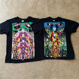 Supreme Gilbert & George T shirt LIFE & DEATH